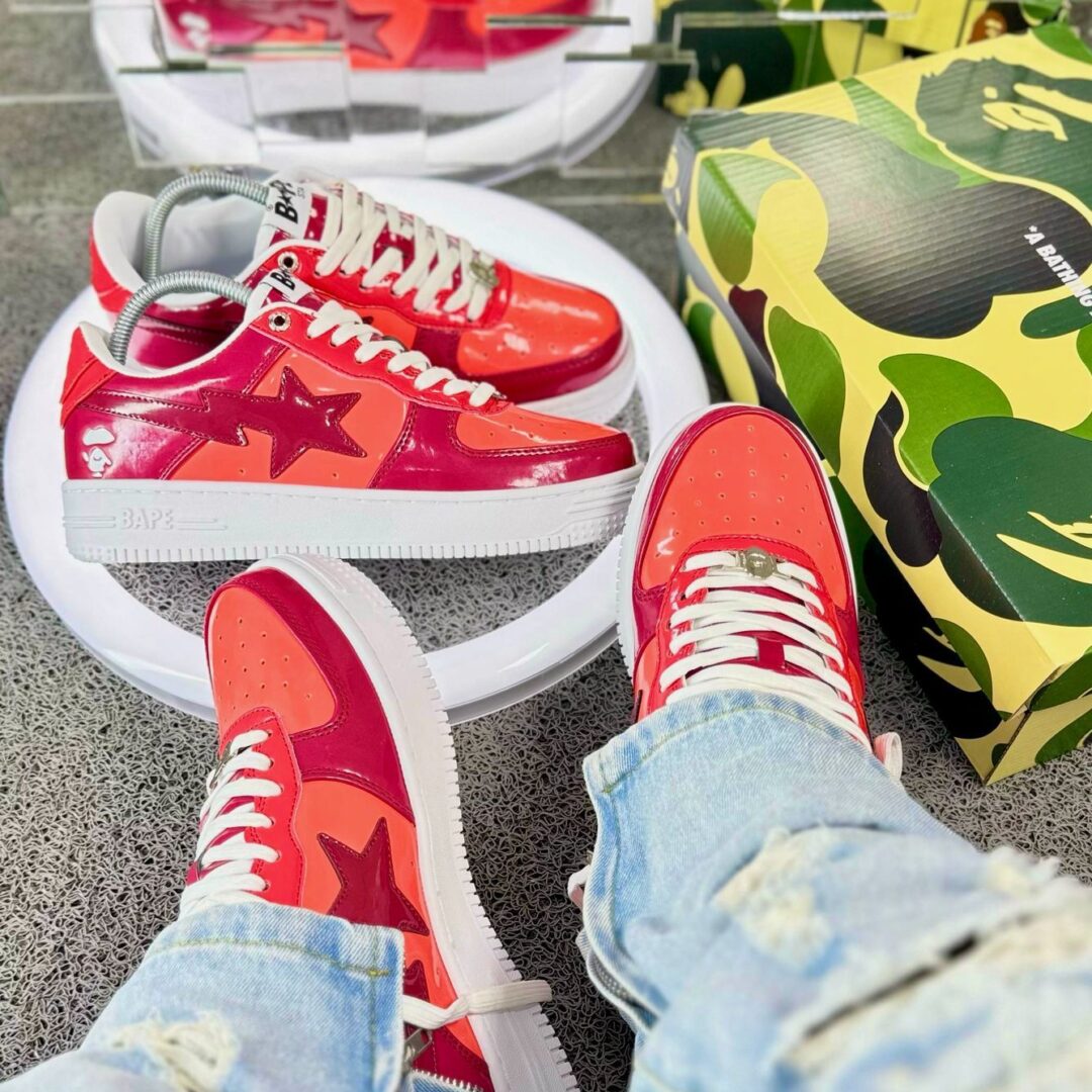 Bape Sta Rojo y Naranja
